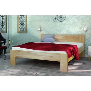 Postel Manželská postel LENA JUNIOR 180x200, buk cink, FMP Lignum