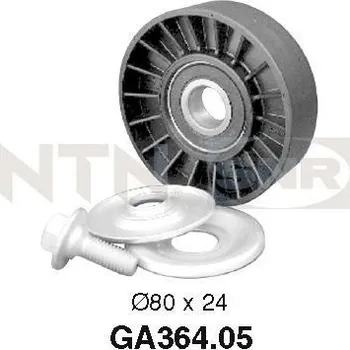 Auto-moto Vratná/vodicí kladka, klínový žebrový řemen SNR GA364.05