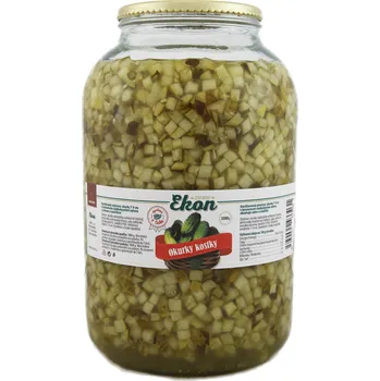 konzervovaná zelenina Ekon Ekon Okurky kostky 3,5kg