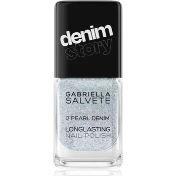 Kosmetika Gabriella Salvete Longlasting Enamel Denim Story dlouhotrvající lak na nehty odstín 02 Pearl Denim 11 ml