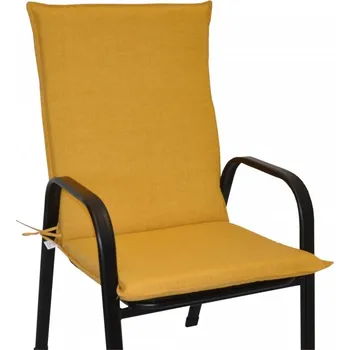 Podsedák Axin Trading s.r.o. Polstr na křeslo z tahokovu UNI - látka žlutý melír