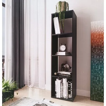 Knihovna Meblomaster MR-1379 Regál 141,5 x 37 x 30 cm, antracit