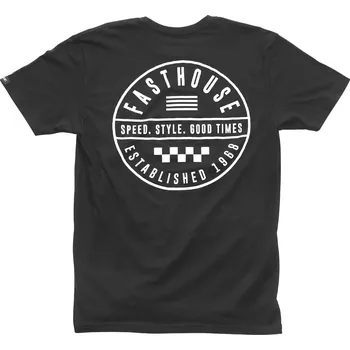 Fasthouse Statement Tee Black Velikost: XL
