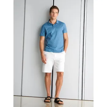 Pánské tričko Sinsay - Polo - modrá - 751AW-54X - 751AW-54X-XS-1