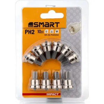 Bit Bity Smart ph2 s 25mm dorazem, 10 ks smart