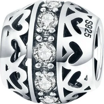 Přívěsek NUBIS® Stříbrný přívěsek korálek na náramek - B0145