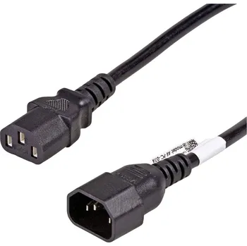 Elektrická zásuvka Akyga napájecí kabel [1x IEC C13 zásuvka 10 A - 1x IEC zástrčka C14 10 A] 3.00 m černá