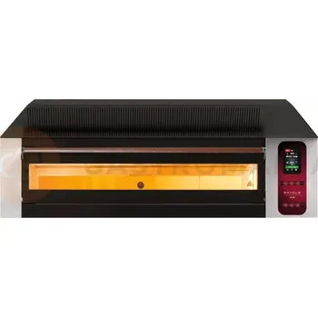 Pec na pizzu Elektrická pec na pizzu, jednokomorová, s podstavcem se vsuvy na plechy, 9x30 cm | GRADUS, JACK COMP-1ST-L9