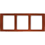 Time® Arbo rámeček trojnásobný vodorovný 3901F-A50130 53J mahagon ABB