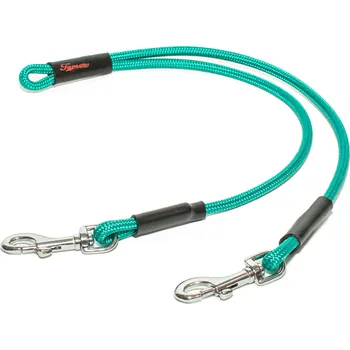 Vodítko pro psa Tamer Rozdvojka | Mini | zelená - 605 Rozdvojka: 46 cm
