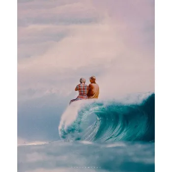 Plakát Plakát, Obraz - Wave in love, spacerocket art