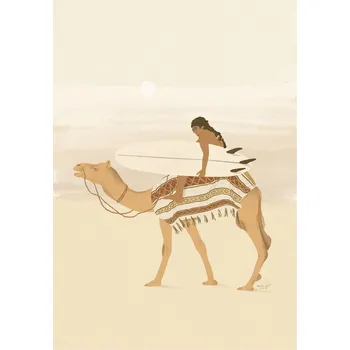 Plakát Plakát, Obraz - Moroccan surfing, Andi Bell Art