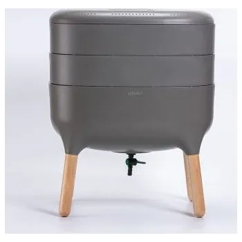 Kompostér Vermikompostér Urbalive - světle šedý