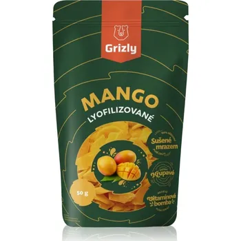 Sušené ovoce Grizly Mango lyofilizované mrazem sušené ovoce 50 g