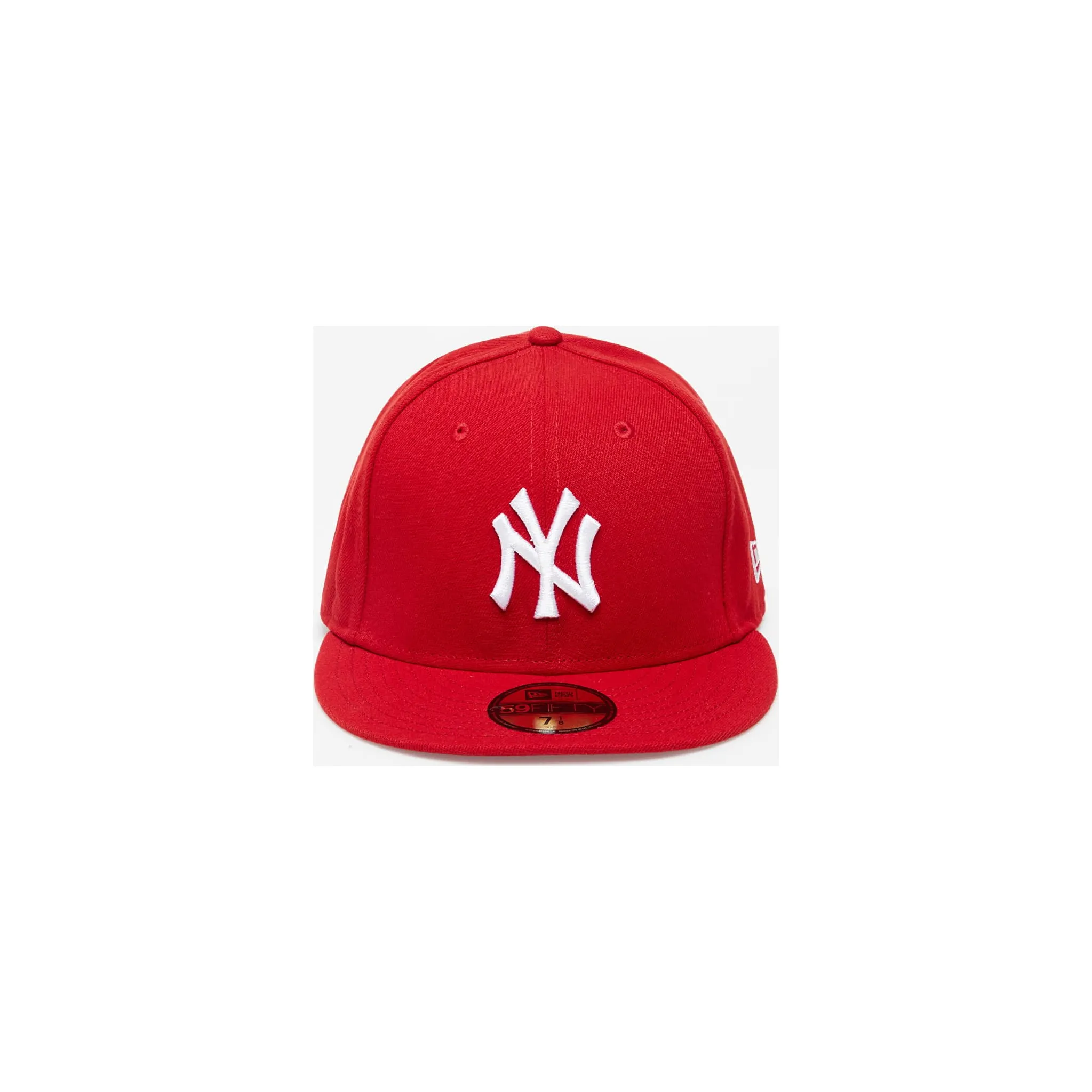 Fotografie 2 - Kšiltovka New Era 59FIFTY MLB Basic New York Yankees Scarlet/ White 7 1/4