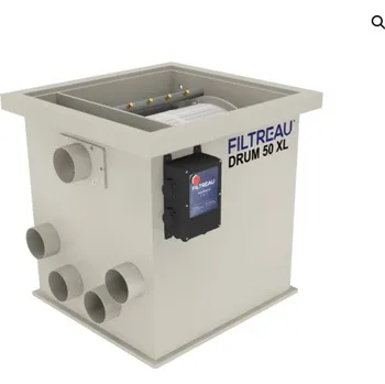Jezírková filtrace Filtreau Drum 50XL Zapojení: Gravitační zapojení s UV lampou