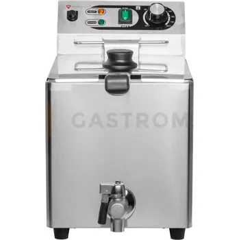 Gastro oděv Elektrická fritéza s vypouštěcím kohoutkem, 8 l, 3 kW | RESTO QUALITY, RQF8LV