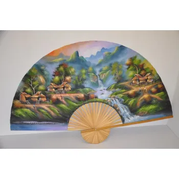 Karnevalový doplněk Axin Trading s.r.o. Vějíř bambusový velký