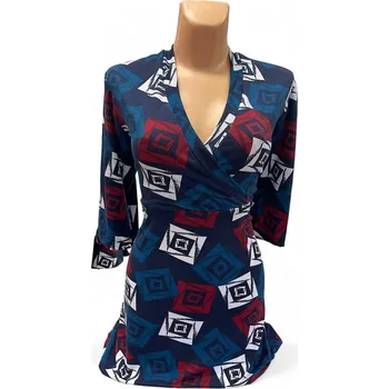 Tunika BIGA celoroční z polyviskozy, Barva Modrá, Velikost XXL 48, Materiál 64%Viskoza 31%Pe5%Pu