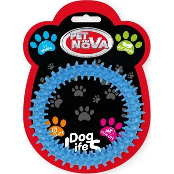Hračka pro psa Pet Nova Dentální mintový kroužek 12,5cm Barva: Modrá