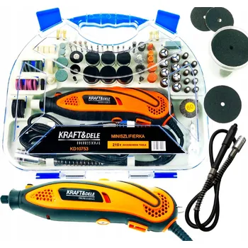 Bruska Kraft & Dele Přímá mini bruska 270W s příslušenstvím 210ks | KD10753