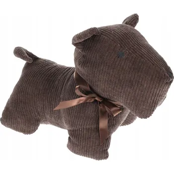 dveřní zarážka Dveřní zarážka Pes, manšestr, hnědá