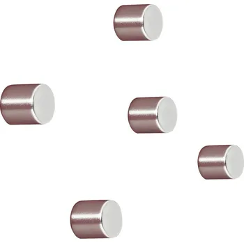 Kancelářský nábytek Sigel neodymový magnet C5 Strong (Ø x v) 10 mm x 10 mm cylindr stříbrná 5 ks BA700