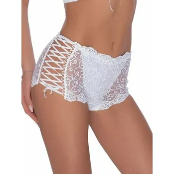 Kalhotky Luxusní boxerky Róža Ginewra bílé, VELIKOST M