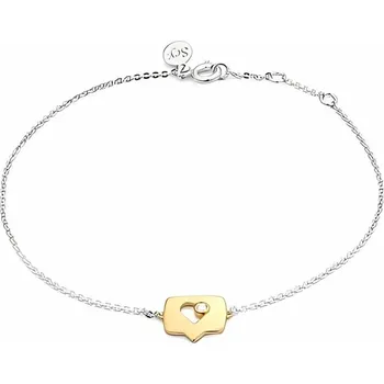 Náramek Dámský náramek Secrecy B3824CDAW7900 Mincovní stříbro Šedá (17 - 20 cm)