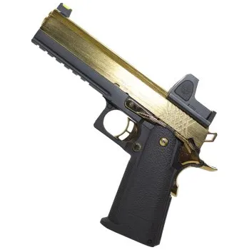 Raven Hi-Capa 5.1 + BDS - Černá/Zlatá + dárek zdarma