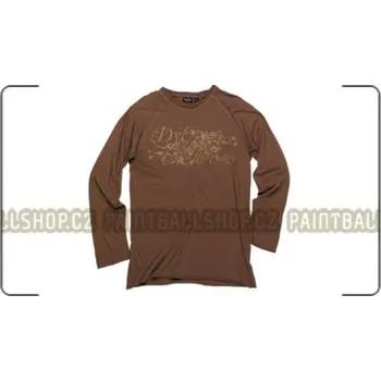 Pánské tričko T-Shirt Overgrowth L/S chocolate - výprodej