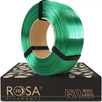 Filament ReFill ROSA3D / PLA SILK / SMARAGDOVÁ ZELENÁ / 1,75 mm / 1 kg