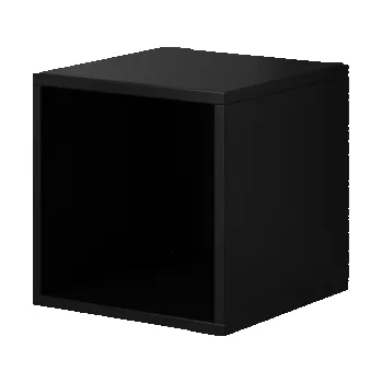 Obývací stěna Cama sestava obývacího pokoje ROCO 8 (2xRO3 + 4xRO6) černá/černá/bílá