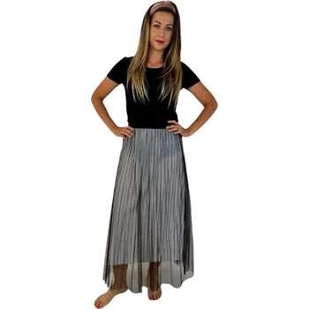 Dámská sukně Sukně tylová proužky - bílá