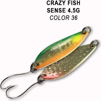 Umělá nástraha Plandavka Crazy Fish Sense 38mm 4,5g color 36