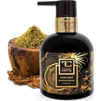 Mýdlo DEDRA Přírodní zvláčňující mýdlo s glycerinem a Aloe vera, OBSIDIAN BLACK, 320 ml