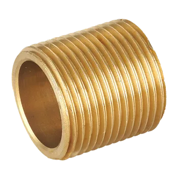 Instalatérský materiál Celozávitové prodloužení mosazné (vsuvka jednoznačná) - MOSAZ - 1/2"x70 A037