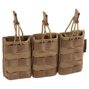 Sportovní střelba Trojitá sumka pro zásobníky typu AR15, Core - Tan