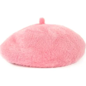 Kšiltovka Klasický baret s anténkou růžový