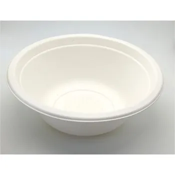 Jednorázové nádobí Miska z cukrové třtiny 13,5x4,5cm(350ml)/ 25ks