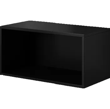 Obývací stěna Cama sestava obývacího pokoje ROCO 3 (2xRO3+2xRO4+2xRO1) černá/černá/bílá