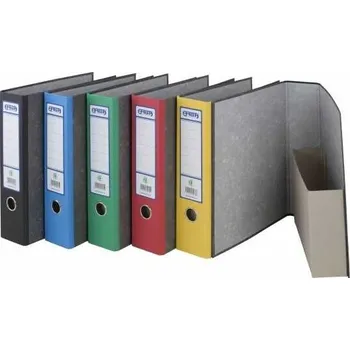 Pořadač archivní s kapsou červená