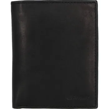 Peněženka Praktická pánská kožená peněženka Juda, černá