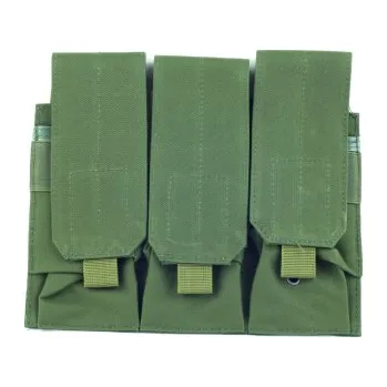 Molle uzavřená sumka na 3 zásobníky M4/M16 - Oliva