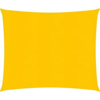 Stínicí technika vidaXL Plachta proti slunci 160 g/m2 čtverec žlutá 5 x 5 m HDPE