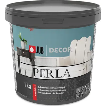 barva na zeď JUB DECOR Perla akrylátový omyvatelný gel na zeď 1 kg Zlatá