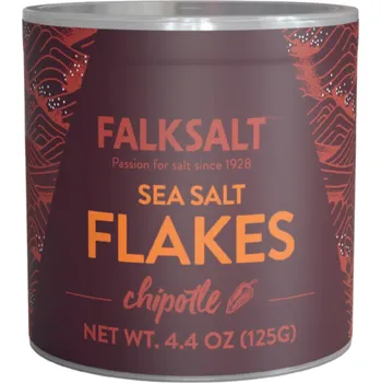 Koření Mořská vločková sůl chipotle 125g Falksalt
