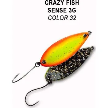 Umělá nástraha Plandavka Crazy Fish Sense 32mm 3g color 32