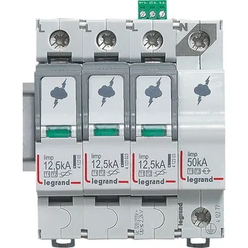 Přepěťová ochrana LEGRAND Svodič 412277 PŘE. 3+N 12,5/60KA B+C 412277