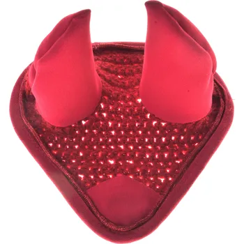 Hobby horsing Čabraka háčkovaná červená Velikost: S